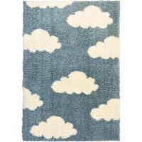 Snug Cloud Blue 80X120cm Rug, Blue