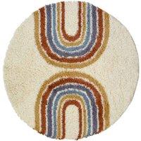 Snug Rainbow Multi 100cm Circle Rug, Multi