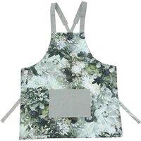 Mm Living Florian Cotton Apron With Dual Patch Pocket, Multi
