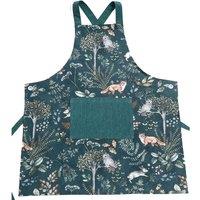 Mm Living Briar Cotton Apron With Dual Patch Pocket, Multi