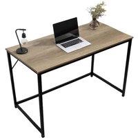 House Of Home Desk Computer Pc Laptop Home Office Work Desk Study Grey Rustic Style 120Cm, Grey