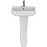 Ideal Standard I.life B 50Cm 1 Taphole Basin And Pedestal Pack, White