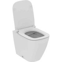 Ideal Standard I.life B Back-to-wall Toilet And Flushplate Pack, White