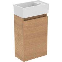Ideal Standard Eurovit+ Washbasin Unit & Included Right Hand Basin 370mm - Natural Oak