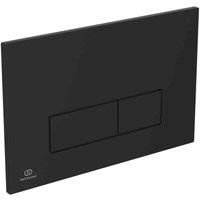 Ideal Standard Oleas M2 Mechanical Dual Flushplate Black, Black