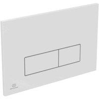 Ideal Standard Oleas M2 Mechanical Dual Flushplate White, White