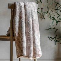 Crossland Grove Cesena Natural Faux Mohair Sherpa Throw 1300X1600Mm