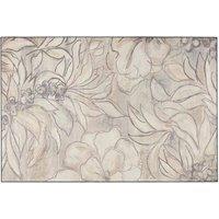 Hug Rug Eco-washable Art Floral 185X275, Cream