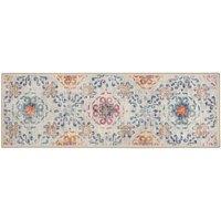 Hug Rug Eco-washable Modern Damask 75X220, Blue