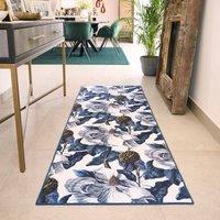 Hug Rug Eco-washable Magnolia Garden 75X220, Blue