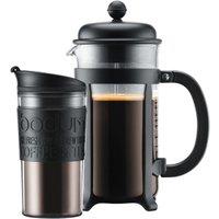 Bodum Java Coffee Maker 8 Cup 1L & Travel Mug 0.35L, Multi