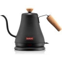 Bodum Melior Gooseneck Water Kettle 0.8L 1000W - Black, White