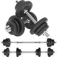 Body Revolution Cast Iron Dumbbell Set 30Kg, Black