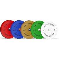 Body Revolution Olympic Bumper Plates Colour 5Kg Pair, White