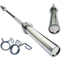 Body Revolution Olympic Barbell Bar 4Ft, Silver