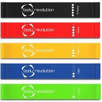 Body Revolution Resistance Bands Full Set Bag, Black