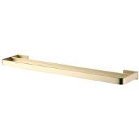 Aquarius Ft Series Double Towel Bar 600Mm In Brushed Brass, Gold