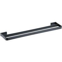 Aquarius Ft Series Double Towel Bar 600Mm In Black, Black