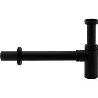 Aquarius Ft Series Modern Basin Bottle Trap In Black, Black