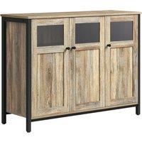 Vasagle Buffet Table turquoise Brown And Ink Black