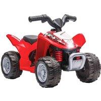 Aiyaplay Honda Licensed Kids Electric Quad Bike 6V Atv 1.5-3 Years Red, Red
