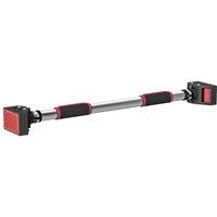 Sportnow No Screws Doorway Pull Up Bar with 75-92cm Adjustable Length & Comfort Grip, Black