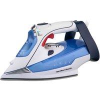 Hamilton Beach 3000W Steam Iron White & Blue, White