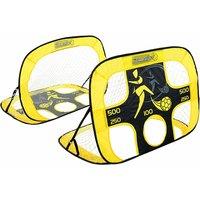Kickmaster Quick Up Goal & Target Shot, Black