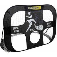 Kickmaster Large Quick Up Goal & Target Shot, Black