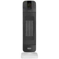 Delonghi 2000W Ceramic Tower Fan Heater, Black