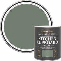 Rust-oleum Ro Kitchen Cupboard Paint Matt Serenity 750Ml, Green