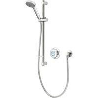 Aqualisa Quartz Classic Smart Div Adj Ceil Hds-gp, Silver