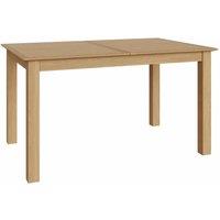 FW Style Taberno Solid Oak Large 1.4M Extending Dining Table Natural, Brown