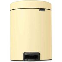 Brabantia Newicon Pedal Bin 5L - Mellow Yellow, Yellow