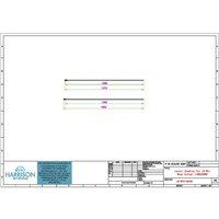 Scudo Chrome Wetroom Shower Panel 1100mm, Silver