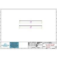 Scudo S8 Chrome Wetroom Shower Panel 1200mm, Silver