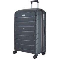 Rock Prime Large Suitcases Charcoal, Grey
