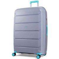 Rock Tulum Large Suitcases Grey Aqua, Grey