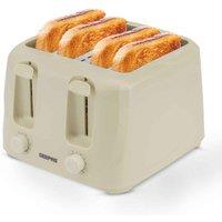 Geepas Plastic Electric Four Slice Bread Toaster