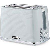 Geepas Grey 2-slice Bread Toaster With 7-level Browning Control