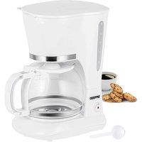 Geepas 1.5L Automatic Drip Filter Coffee Machine In White