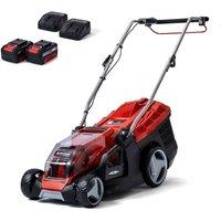 Einhell Power X-Change Cordless Lawnmower 36cm 36V GE-CM 36/36 Li (2x4.0Ah), Red