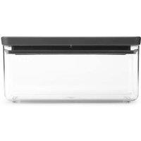 Brabantia Tasty Stackable Canister 1.5L - Dark Grey, Grey