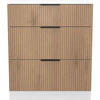 Welcome Furniture Ready Assembled Java 3 Drawer Deep Chest, White