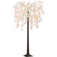 Homcom 180Cm Cherry Blossom Tree Light With 350 LED Lights, Pink