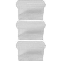 Wham Clip 6.03 14L Rectangular Box & Lid Clear Clear Clear, Clear