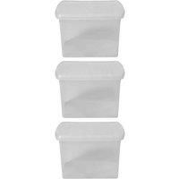 Wham Clip 8.02 21.5L Rectangular Box & Lid Clear Clear Clear, Clear