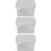 Wham Clip 9.01 9L Square Box & Lid Clear Clear Clear, Clear