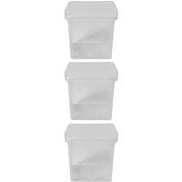 Wham Clip 9.02 14L Square Box & Lid Clear Clear Clear, Clear