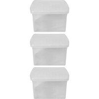 Wham Clip 10.02 25.5L Square Box & Lid Clear Clear Clear, Clear